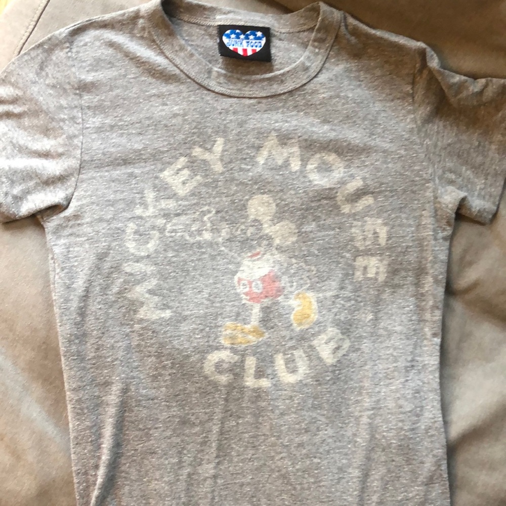 Girls large Junk Food Mickey Mouse shirt